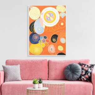 Toile Hilma Af Klint, Les Dix Plus Grands N°3, Art Abstr