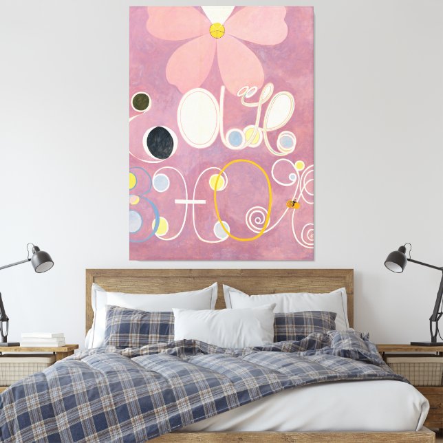 Toile Hilma af Klint - Les Dix plus grands, n° 5, Âge ad (Insitu(Chambre))