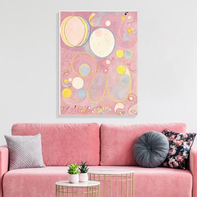 Toile Hilma Af Klint, Les Dix Plus Grands N°8, Art Abstr (Insitu(Salon))
