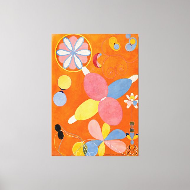 Toile Hilma af Klint - Les dix plus grands, No.4, Jeunes (Recto)