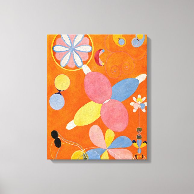 Toile Hilma af Klint - Les dix plus grands, No.4, Jeunes (Recto)