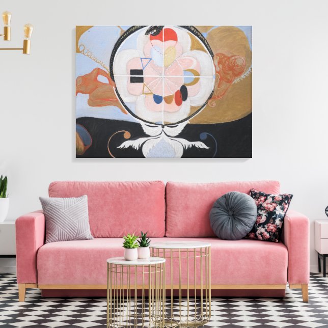 Toile Hilma Af Klint, L'Évolution No.13, Art Abstrait (Insitu(Salon))