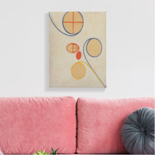 Toile Hilma Af Klint, Seven Point Star No2, Art Abstrait