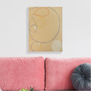 Toile Hilma Af Klint, Seven Point Star No7, Art Abstrait