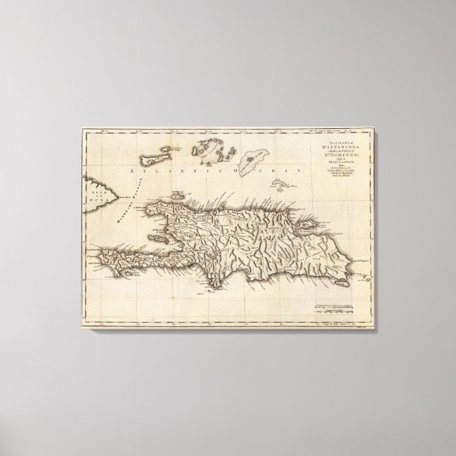 Toile Hispaniola, Saint-Domingue (Recto)