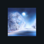 Toile Hiver 2019-03<br><div class="desc">Winter landscape in pastel colors</div>