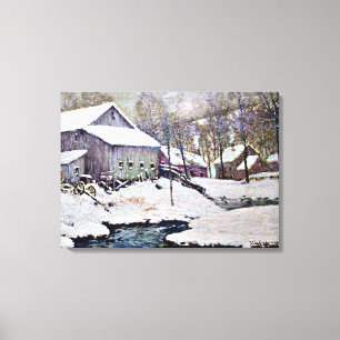 Toile Hiver à la ferme - Julian Onderdonk peinture