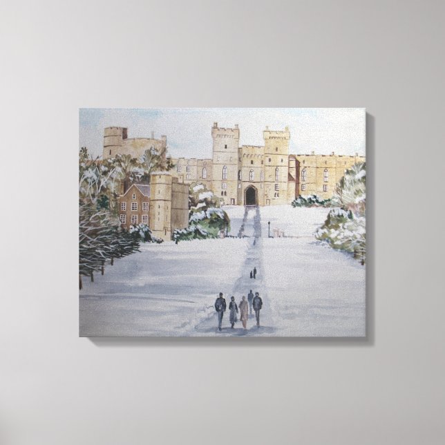 Toile Hiver au château de Windsor (Recto)