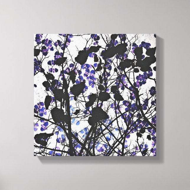 Toile Hiver bleu (Recto)