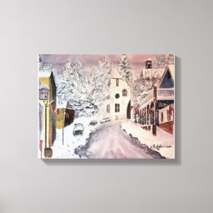 TOILE HIVER DANS LA VILLE CA DU NEVADA