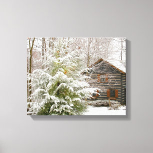 Toile Hiver de cabine de rondin