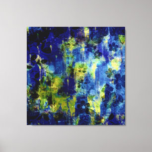 Toile Hiver rêvant la peinture abstraite