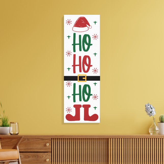 Toile Ho Ho Ho Festive Noël (Insitu(Salon))
