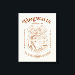 Toile HOGWARTS™ School of Witchcraft and Wizardry Crest<br><div class="desc">Honor the legacy of the wizarding world with this timeless Hogwarts™ School of Witchcraft & Wizardry crest design. Featuring the iconic four-house shield — lion, serpent, badger, and eagle — this elegant artwork represents the unity and tradition of Gryffindor™, Slytherin™, Hufflepuff™, and Ravenclaw™. Rendered in a refined, vintage-inspired line style,...</div>
