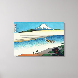 Toile Hokusai - rivière Tama dans la province de Musashi