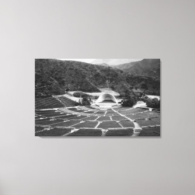 Toile Hollywood, Californie Hollywood Bowl View (Recto)