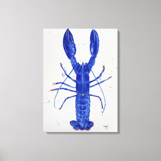Toile Homard bleu
