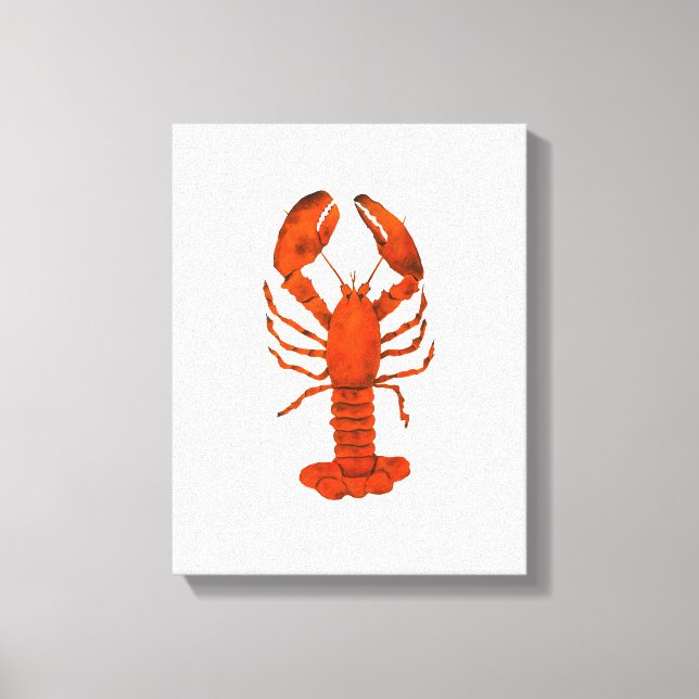 Toile Homard Rouge (Recto)