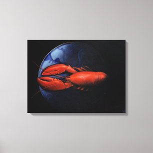 Toile Homard sur plaque Tiffany