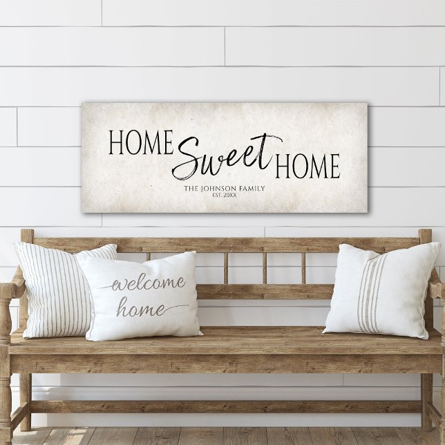 Toile Home Sweet Home Ménage domestique (Créateur téléchargé)