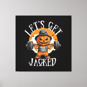 Toile Homme Allons Nous Faire Pomper Citrouille Jack-O-L
