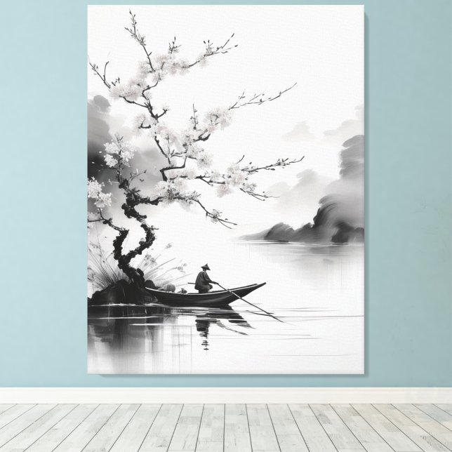 Toile homme chinois (Insitu (Plancher de Bois))