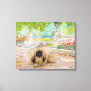 Toile Honey Pekingese
