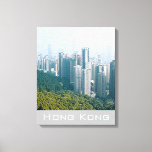 Toile Hong Kong Victoria's Peak Voyage moderne