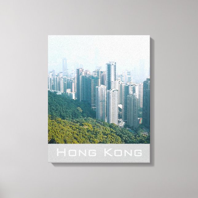 Toile Hong Kong Victoria's Peak Voyage moderne (Recto)