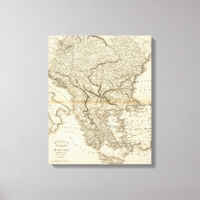 Toile Hongrie, Turquie européenne (Recto)