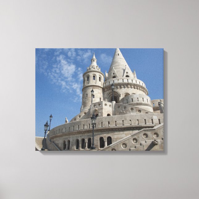 Toile Hongrie, ville capitale Budapest. Buda, Château 2 (Recto)