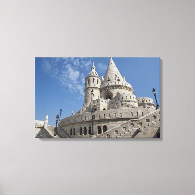 Toile Hongrie, ville capitale Budapest. Buda, Château 2 (Recto)