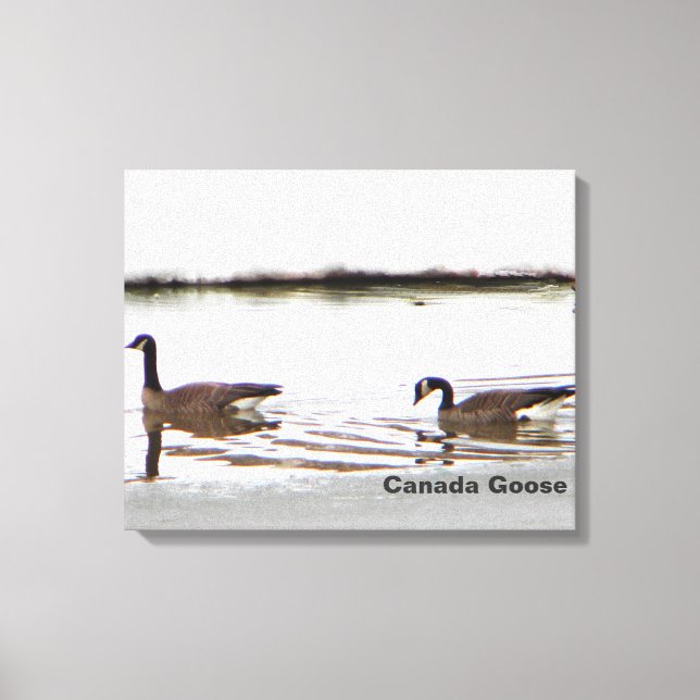 Toile Honkers - Oies du Canada (Recto)