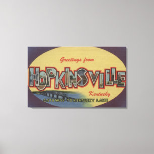Toile Hopkinsville, Kentucky - grandes scènes de lettre