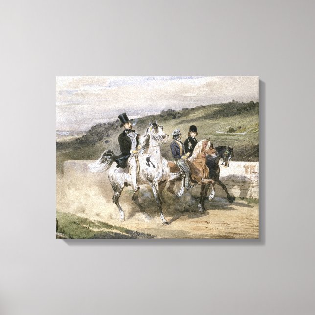 Toile Horace Vernet et ses enfants (Recto)