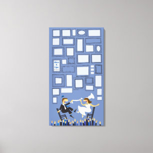 Toile HORAH CHAIR Mariage Connexion Carte mémoire invité