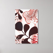 Horizon Blush – Botanique Abstraite Moderne 