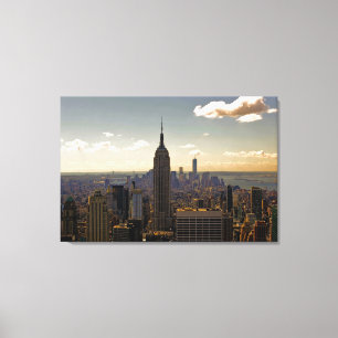 Toile Horizon de New York City avec l'Empire State