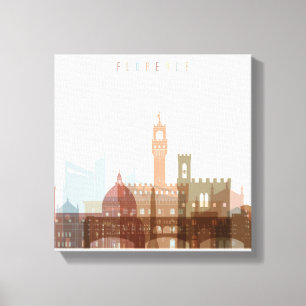 Toile Horizon de ville de Florence, Italie