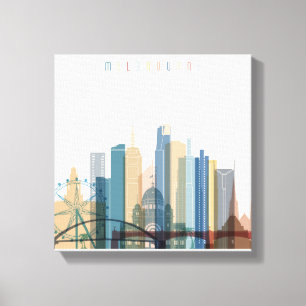 Toile Horizon de ville de Melbourne, Australie