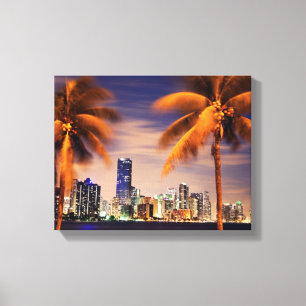 Toile Horizon des Etats-Unis, la Floride, Miami au