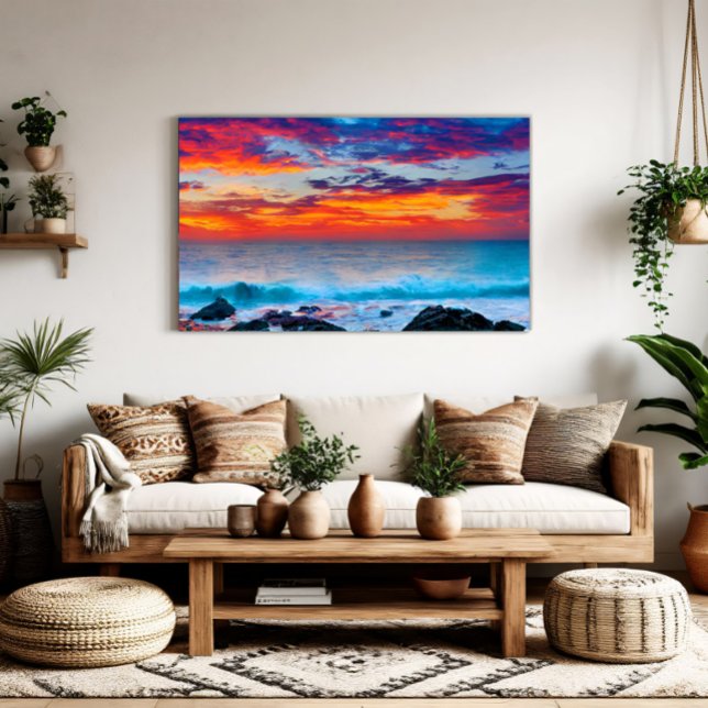 Toile Horizon enflammé (Créateur téléchargé)