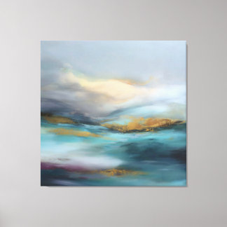 Toile Horizon Tranquille en Mouvement