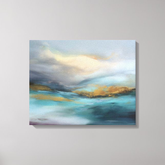 Toile Horizon Tranquille en Mouvement (Recto)