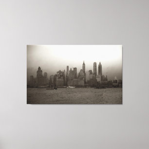 Toile Horizon vintage Photograph (1941) de New York City