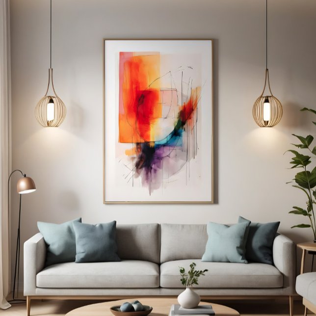 Toile Horizons brûlants (Créateur téléchargé)