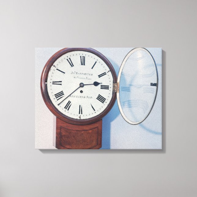 Toile Horloge à cadran, Londres, 1850 (Recto)