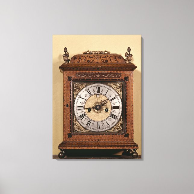 Toile Horloge de support, vers 1700 (Recto)