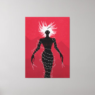 Toile Horreur Gothique Macabre Déplaisant Demon Femme