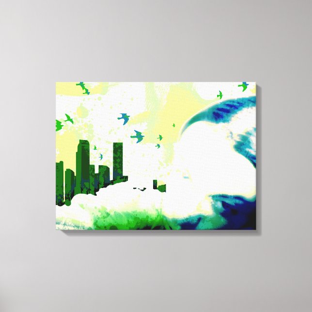 Toile hors limites. (Recto)